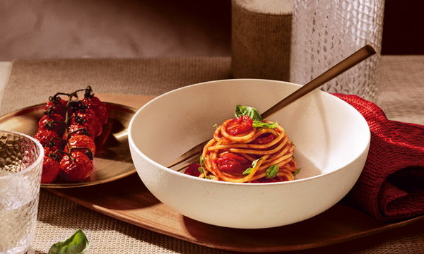 Al Bronzo Spaghetti with Cherry Tomatoes & Basil